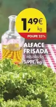 Pingo Doce Alface frisada promoção