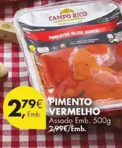 Pingo Doce Pimento vermelho promoção