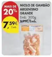Pingo Doce Miolo de gambão argentino grande promoção