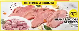 Pingo Doce Bifanas/rojoes de porco promoção