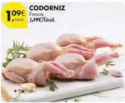 Pingo Doce Codorniz promoção