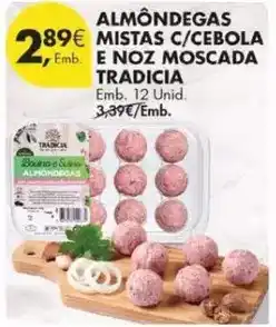 Pingo Doce Almôndegas mistas c/cebola e noz moscada promoção