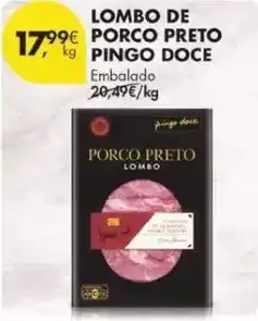 Pingo Doce Pingo doce - lombo de porco preto promoção