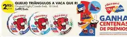 Pingo Doce A vaca que ri - queijo triángulos a vaca que rú promoção