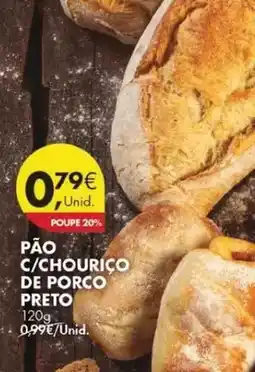 Pingo Doce Pao c/chourico de porco preto promoção
