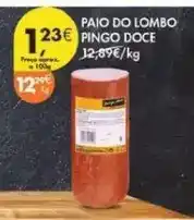 Pingo Doce Pingo doce - paio do lombo promoção