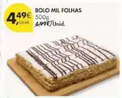 Pingo Doce Bolo mil folhas promoção