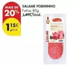 Pingo Doce Porminho - salame promoção