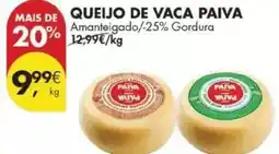 Pingo Doce Paiva - queijo de vaca promoção