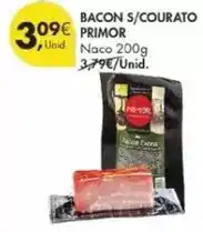 Pingo Doce Primor - bacon s/courato promoção