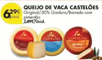 Pingo Doce Castelões - queijo de vaca promoção