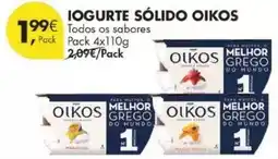 Pingo Doce Oikos - iogurte sólido promoção