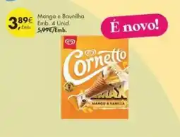 Pingo Doce Cornetto - manga e baunilha promoção