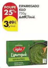 Pingo Doce Iglo - esparregado promoção