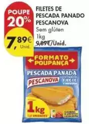 Pingo Doce Pescanova - filetes de pescada panado promoção