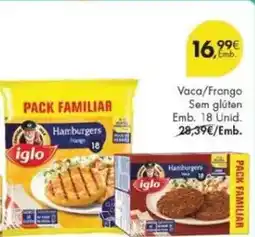 Pingo Doce Iglo - vaca/frango sem glúten promoção