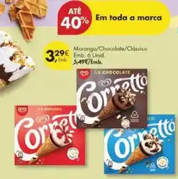 Pingo Doce A+ - morango/chocolate/clássico emb. 6 unid promoção