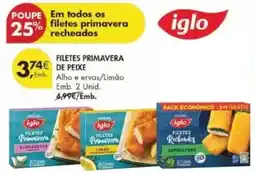 Pingo Doce Iglo - filetes primavera de peixe promoção