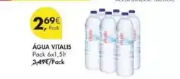 Pingo Doce Vitalis - água promoção