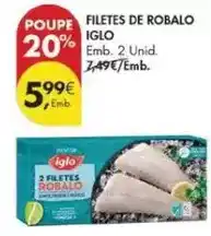 Pingo Doce Iglo - filetes de robalo promoção