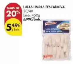 Pingo Doce Pescanova - lulas limpas promoção