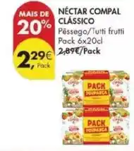Pingo Doce Compal - néctar classico promoção