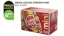 Pingo Doce Mini - cerveja c/alcool super bock promoção