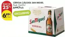 Pingo Doce San miguel - cerveja c/ álcool promoção