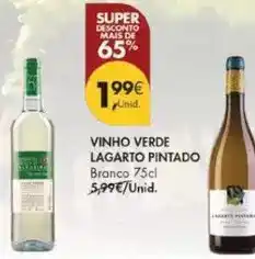 Pingo Doce Vinho verde pintado promoção