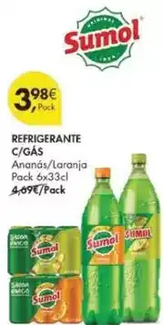 Pingo Doce Sumol - refrigerante c/gas promoção