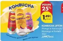 Pingo Doce Lipton - kombucha promoção