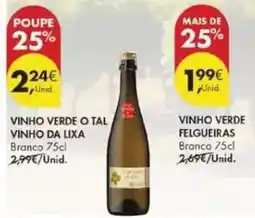 Pingo Doce Felgueiras - vinho verde o tal vinho da lixa promoção