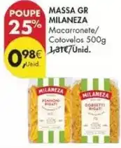 Pingo Doce Milaneza - massa gr promoção