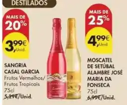 Pingo Doce Alambre - sangria casal garcia promoção