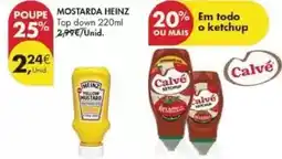 Pingo Doce Heinz - mostarda promoção