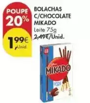 Pingo Doce Mikado - bolachas c/chocolate promoção