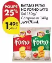 Pingo Doce Lay's - batatas fritas no forno promoção
