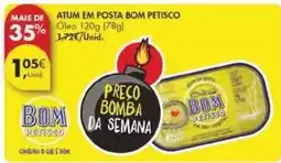 Pingo Doce Bom petisco - atum em promoção