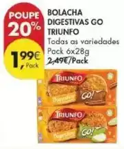 Pingo Doce Triunfo - bolacha digestivas go promoção