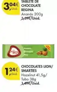 Pingo Doce Regina - chocolate lion/smarties promoção