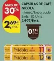 Pingo Doce Nicola - cápsulas de café promoção