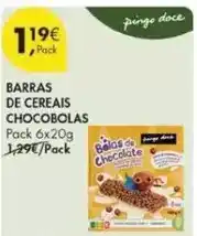 Pingo Doce Barras de cereais chocobolas promoção