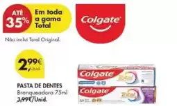 Pingo Doce Colgate - pasta de dentes promoção