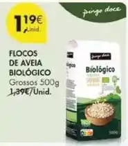 Pingo Doce Biológico - flocos de aveia promoção