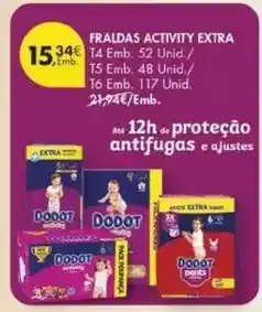 Pingo Doce Dodot - fraldas activity extra promoção