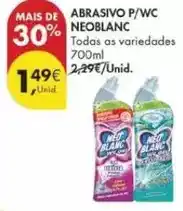 Pingo Doce Neoblanc - abrasivo p/wc promoção