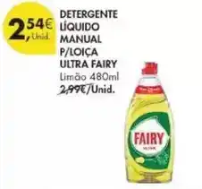 Pingo Doce Fairy - detergente líquido manual p/loica ultra promoção
