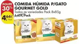 Pingo Doce Gourmet - comida humida p/gato gold promoção