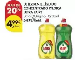 Pingo Doce Fairy - detergente líquido concentrado p/loica ultra promoção