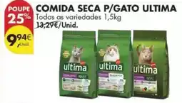 Pingo Doce Ultima - comida seca p/gato promoção